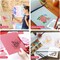 60 Pcs Flower Painting Stencils Reusable Flower Stencils - 3x3 Inch